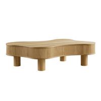 Couchtisch Naturfarben B: 77 Cm - Naturfarben, MODERN, Holzwerkstoff (116/77/32cm) - Livetastic