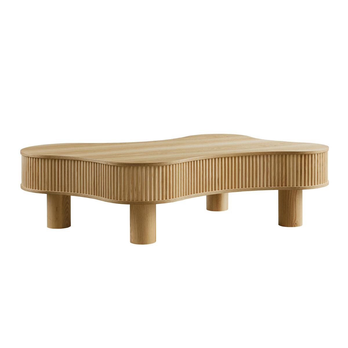 Couchtisch Naturfarben B: 77 Cm - Naturfarben, MODERN, Holzwerkstoff (116/77/32cm) - Livetastic