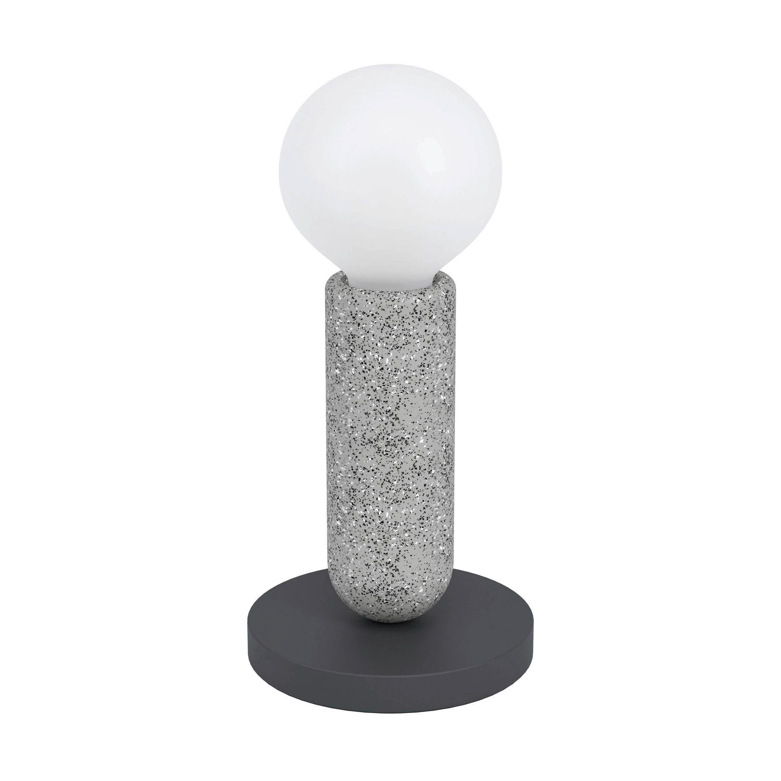 Tischleuchte 39835* Giaconecchia - Anthrazit/Grau, Basics, Stein/Metall (5,5/17,5cm) - Eglo