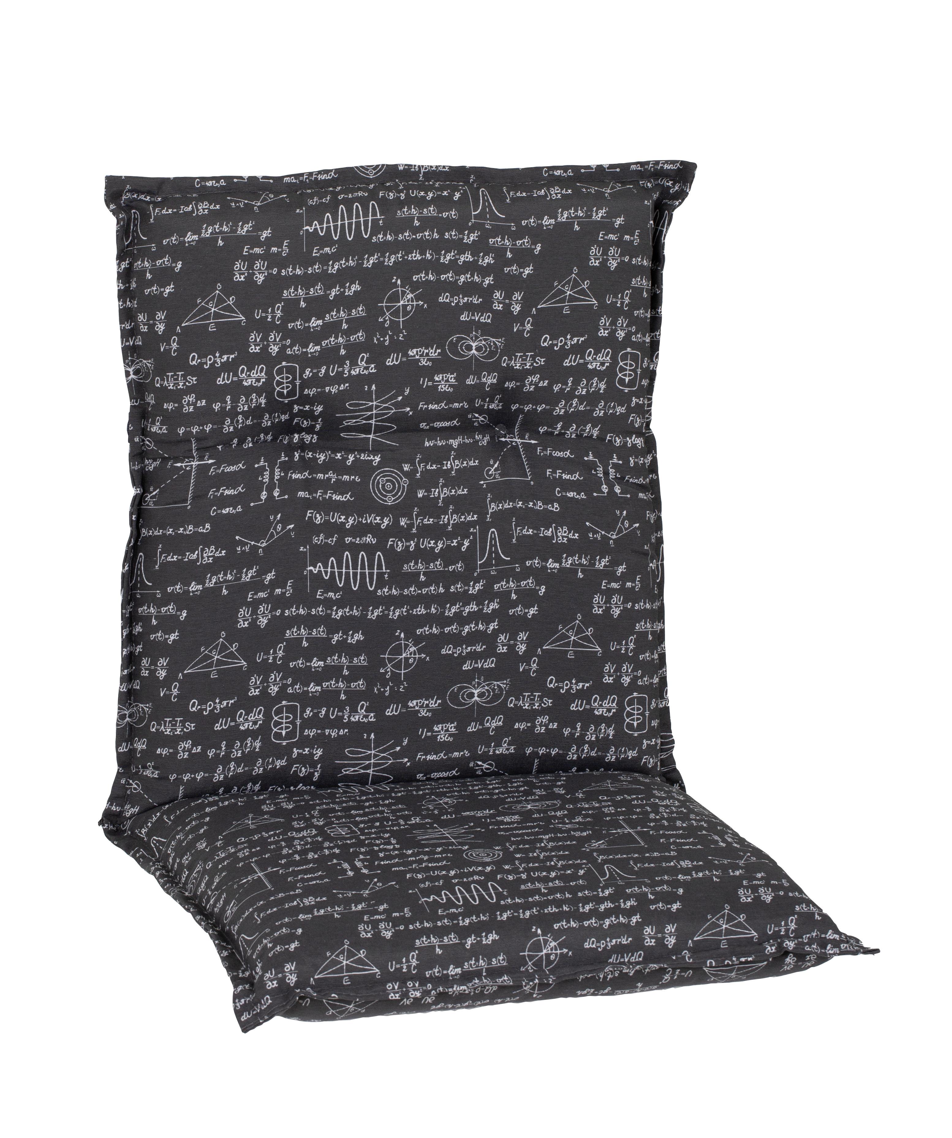 Niederlehner Auflage Turin 98x46 Cm Anthrazit - Anthrazit, Basics, Textil (98/46/8cm)