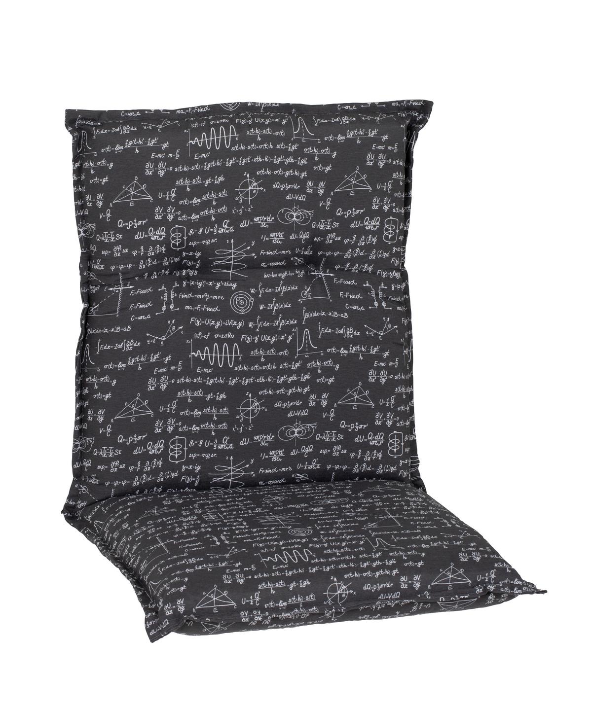 Niederlehner Auflage Turin 98x46 cm Anthrazit - Anthrazit, Basics, Textil (98/46/8cm)