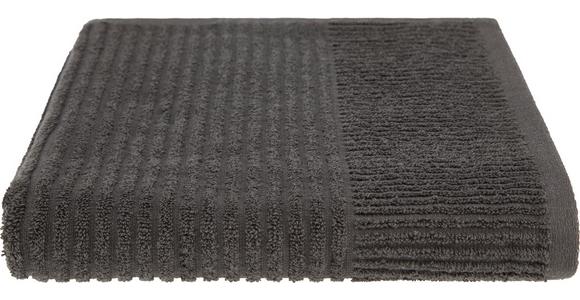 Handtuch Pia - Anthrazit, MODERN, Textil (50/90cm) - Luca Bessoni