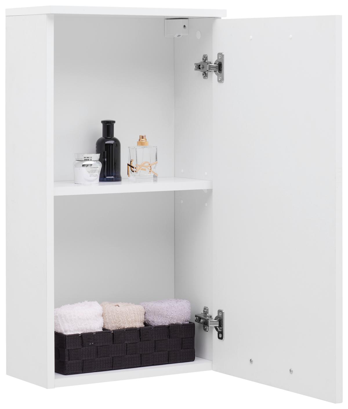 Hängeschrank Bad Fresh Bxh 40x75 Cm Dekor Weiß - Weiß, KONVENTIONELL, Holzwerkstoff (40/75/20cm) - Ondega