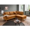 Ecksofa Valentina Goldfarben S: 230x200 Cm - Goldfarben/Naturfarben, MODERN, Textil (230/200cm) - Livetastic