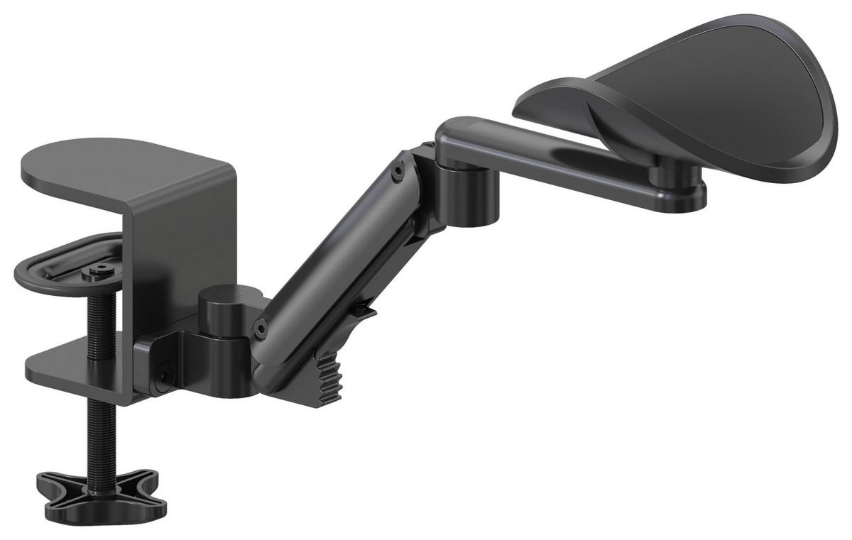 Armstütze Relex Rt1 Schwarz B: 40,4 cm - Schwarz, MODERN, Leder/Kunststoff (40,4/7,5/11cm) - MID.YOU