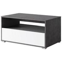 Couchtisch Narobi-ii Anthrazit/weiß B: 90 Cm - Anthrazit/Weiß, Trend, Holzwerkstoff/Kunststoff (90/45/55cm) - P & B