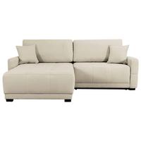Ecksofa Mount Creme S: 237x186 cm - Creme, Design, Textil (237/186cm) - MID.YOU