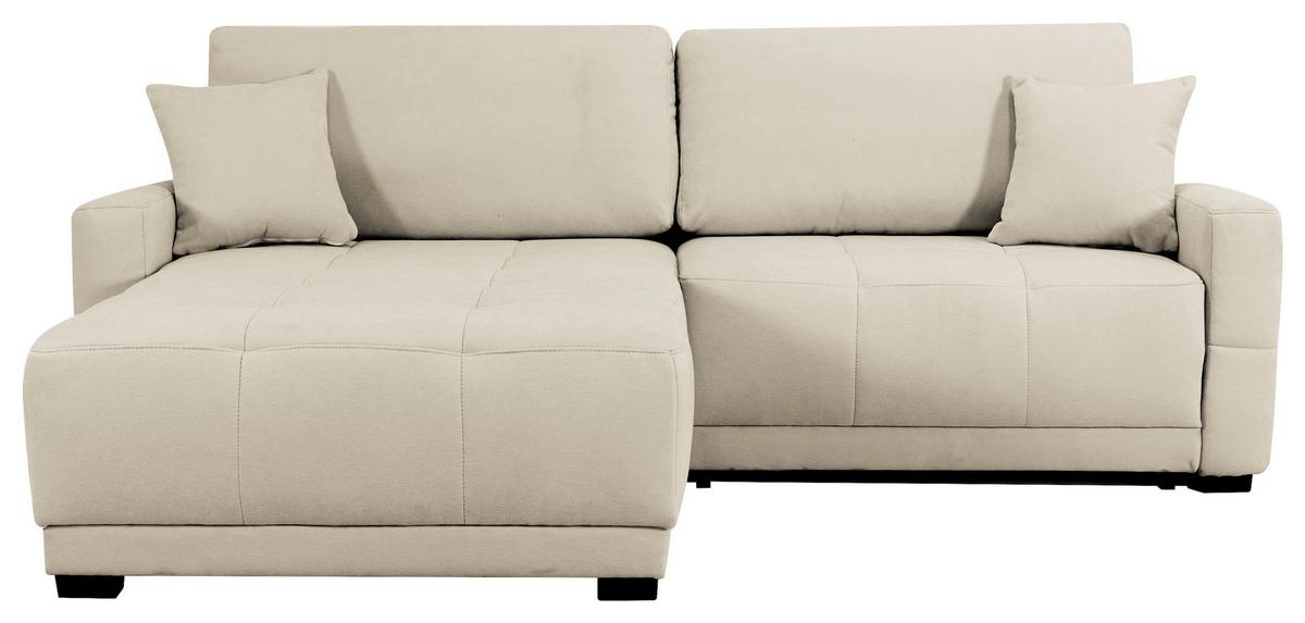 Ecksofa Mount Creme S: 237x186 cm - Creme, Design, Textil (237/186cm) - MID.YOU