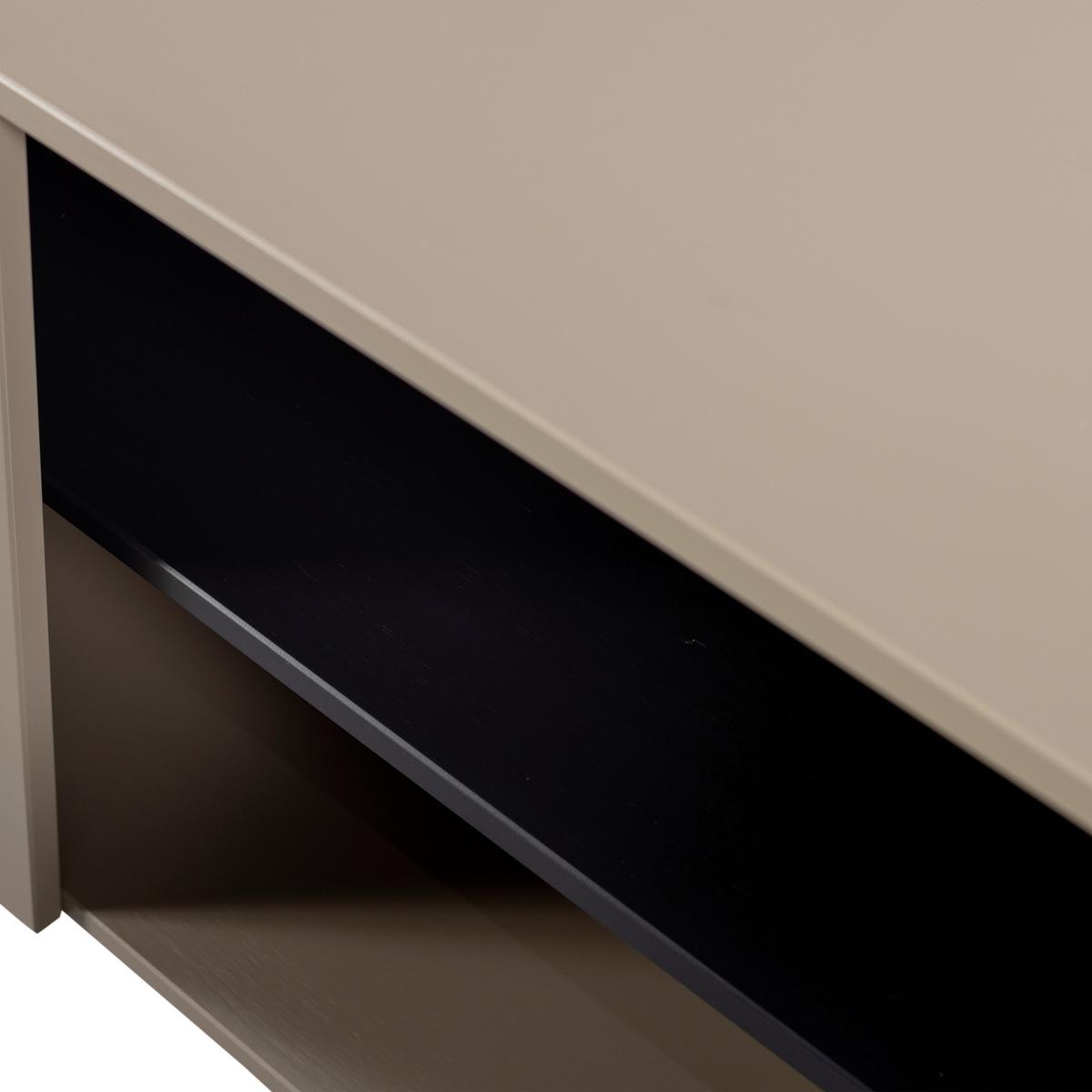 LOWBOARD Gunnar Schlammfarben B: 154cm - Schlammfarben, Design, Holz (154/56/44cm) - Livetastic