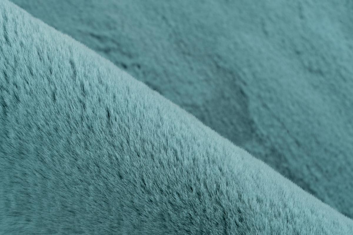 Hochflorteppich Rabbit Türkis, 160x230 cm - Türkis, KONVENTIONELL, Textil (160/230cm)