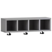 Wandregal Balto B: 60 cm Holzwerkstoff Grau - Grau, MODERN, Holzwerkstoff (60/200/17,6cm) - MID.YOU