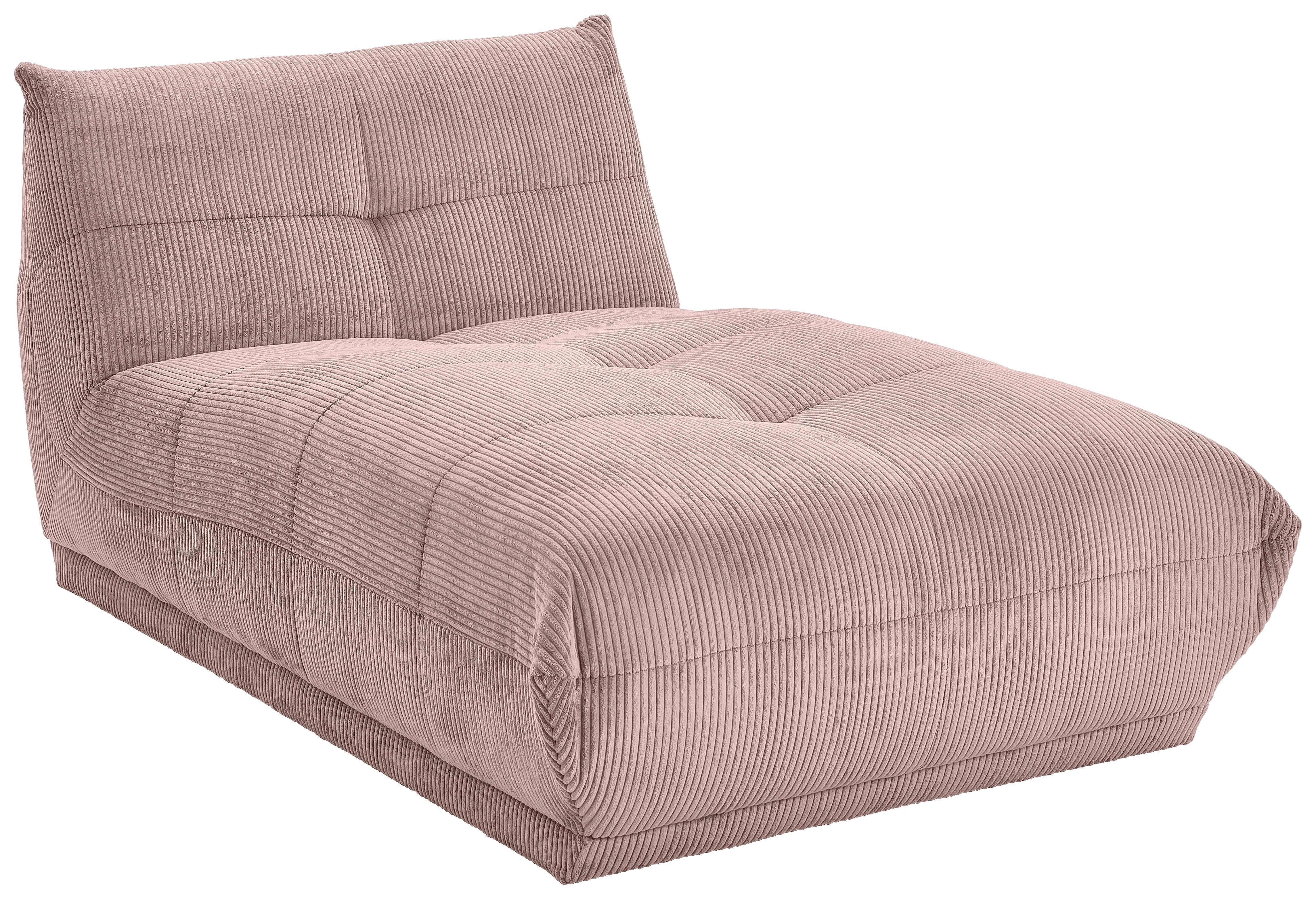 Modul Sofa Giselle Ottomane B: 105 Cm Cord Altrosa - Altrosa, Trend, Textil (105/80/185cm) - Livetastic
