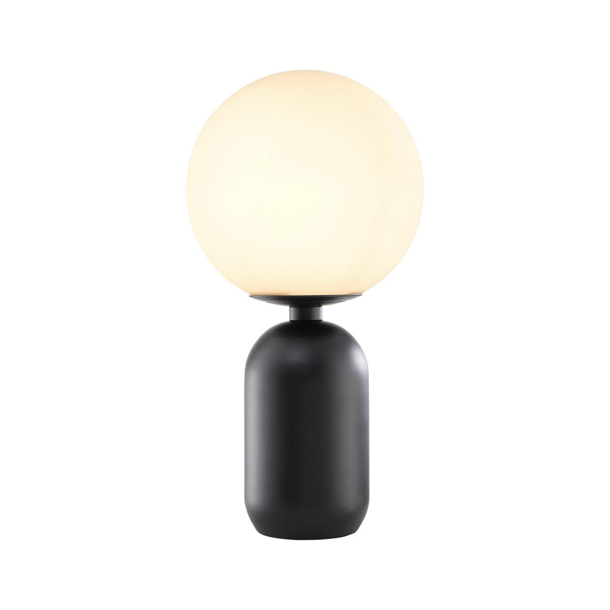Stolní svítidlo TIANO černá - černá, Moderní, kov/sklo (25/48,5cm) - Bessagi Home
