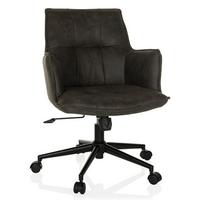 Drehstuhl Solao Life Dunkelgrau B: 54 cm - Dunkelgrau/Schwarz, MODERN, Kunststoff/Textil (54/85/70cm) - MID.YOU