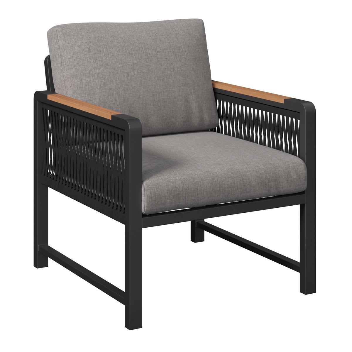 TERASOVÁ SEDACÍ SOUPRAVA WASHINGTON - šedá/přírodní barvy, Moderní, kov/textil (192/73/192cm) - Mömax