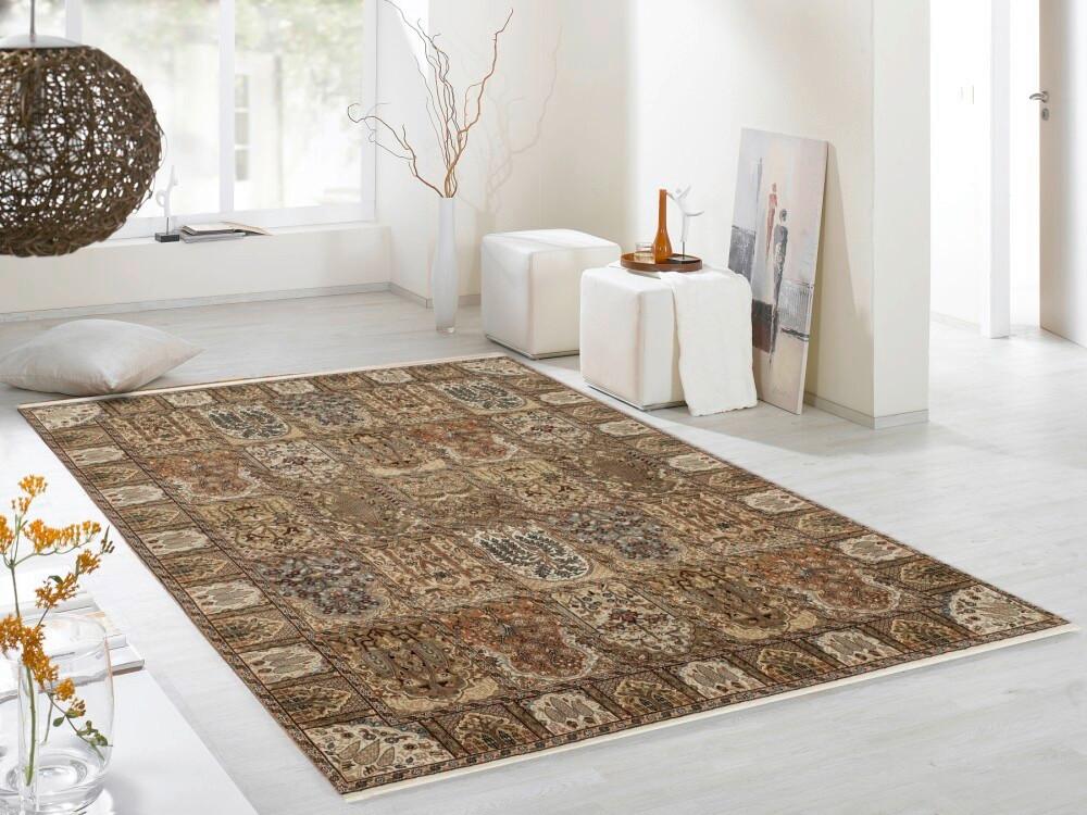 Orientalischer Webteppich Creme Sonam 60x90 Cm - Creme, Basics, Textil (60/90cm) - Cazaris