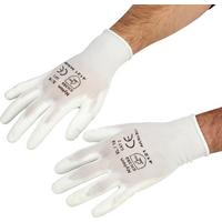 Arbeitshandschuhe Weiß, Gr. 10, Elastischer Bund - Weiß, Basics, Textil (26/11/1cm)