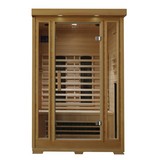 Infrarotkabine Kuppari B: 120 cm Tanne Massiv - Basics, Holz (120/190/105cm)
