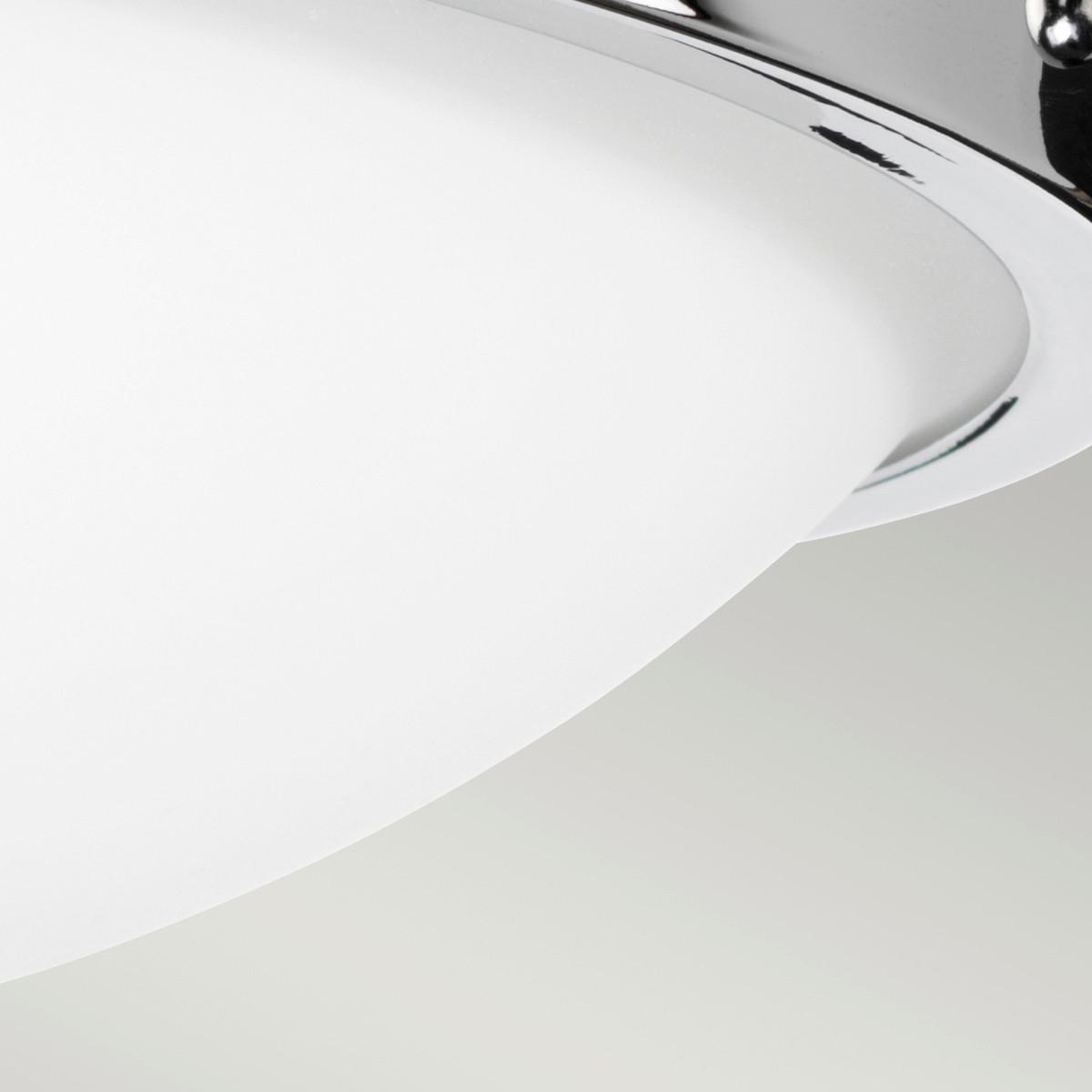 Deckenleuchte Fe-Gravity-F-Pc - Chromfarben, Basics, Glas/Metall (31.8/10.8 cm) - Elstead Lighting