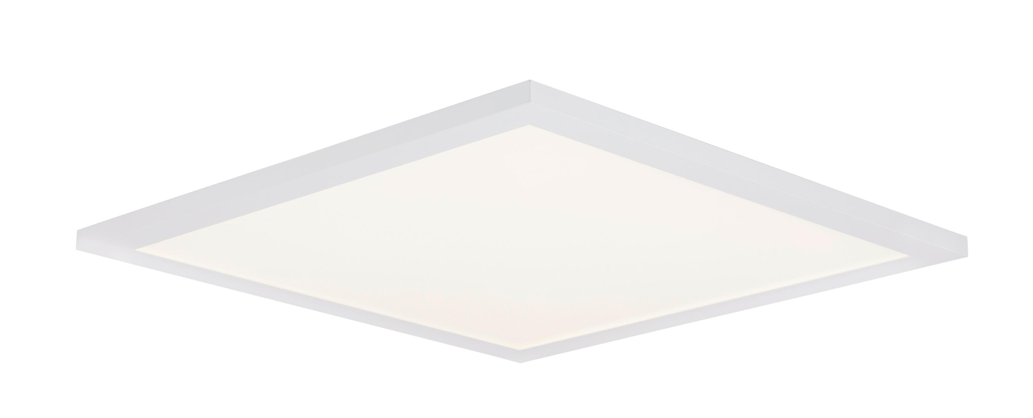 LED-Deckenleuchte Rosi L: 45 cm - Opal/Weiß, Basics, Kunststoff/Metall (45/45/5cm)