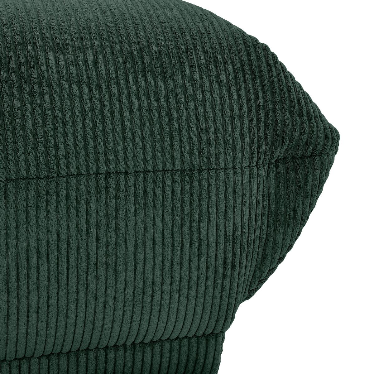 Modul Sofa Giselle Ecke B: 105 Cm Cord Dunkelgrün - Dunkelgrün, Trend, Textil (105/80/105cm) - Livetastic