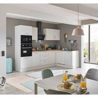 Eckküche Turin Weiß/Eiche Dekor 280x175 cm - Weiß/Eiche Artisan, Basics, Holzwerkstoff (280/175cm) - MID.YOU