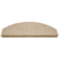Stufenmatte Julia Beige Kunststoff 28x65 cm - Beige, Basics, Kunststoff (28/65cm) - Ondega