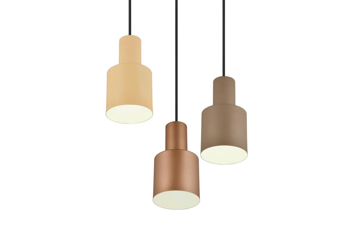 Hängeleuchte 319430317 Agudo - Taupe/Schwarz, KONVENTIONELL, Metall (37/150cm) - Trio Leuchten