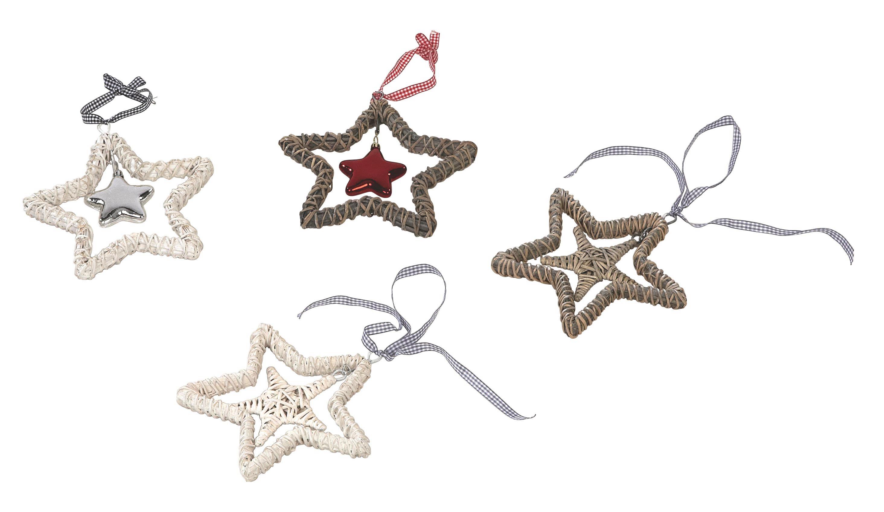 Felakasztható Dekoráció 423275-luk - Natúr/Fehér, konvencionális, Fa (20cm)