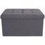 Sitzbank Franz 2 ca. 70/38/38cm - Grau, MODERN, Holz/Textil (70/38/38cm) Sitzbank Franz 2 ca. 70/38/38cm - Grau, MODERN, Holz/Textil (70/38/38cm)