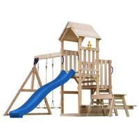 Spielturm A030.501.00 - Blau, KONVENTIONELL, Holz (366/267/383cm) - Ambia Garden