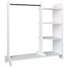 Garderobe Lempu Weiß - Weiß, MODERN, Holzwerkstoff (106/110/35cm) - MID.YOU