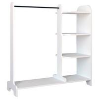 Garderobe Lempu Weiß - Weiß, MODERN, Holzwerkstoff (106/110/35cm) - MID.YOU