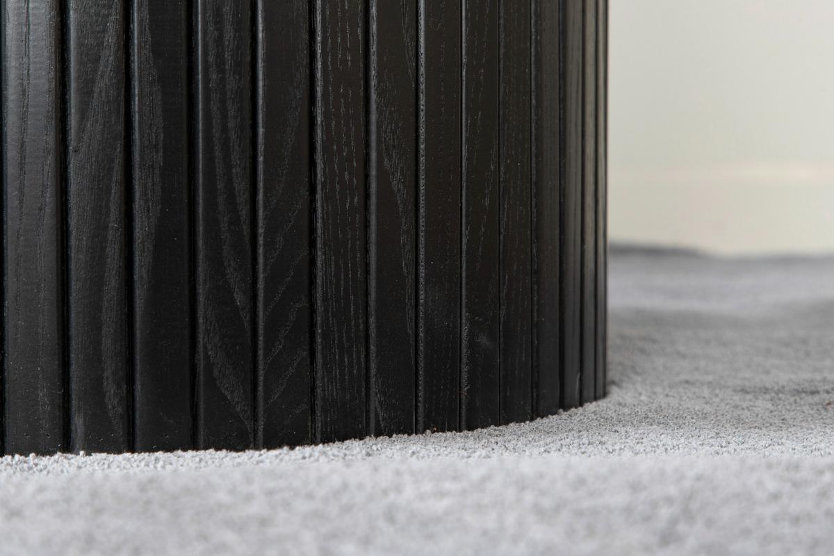 Esstisch Bianca - Schwarz, Design, Holzwerkstoff (110/110/75cm) - Livetastic