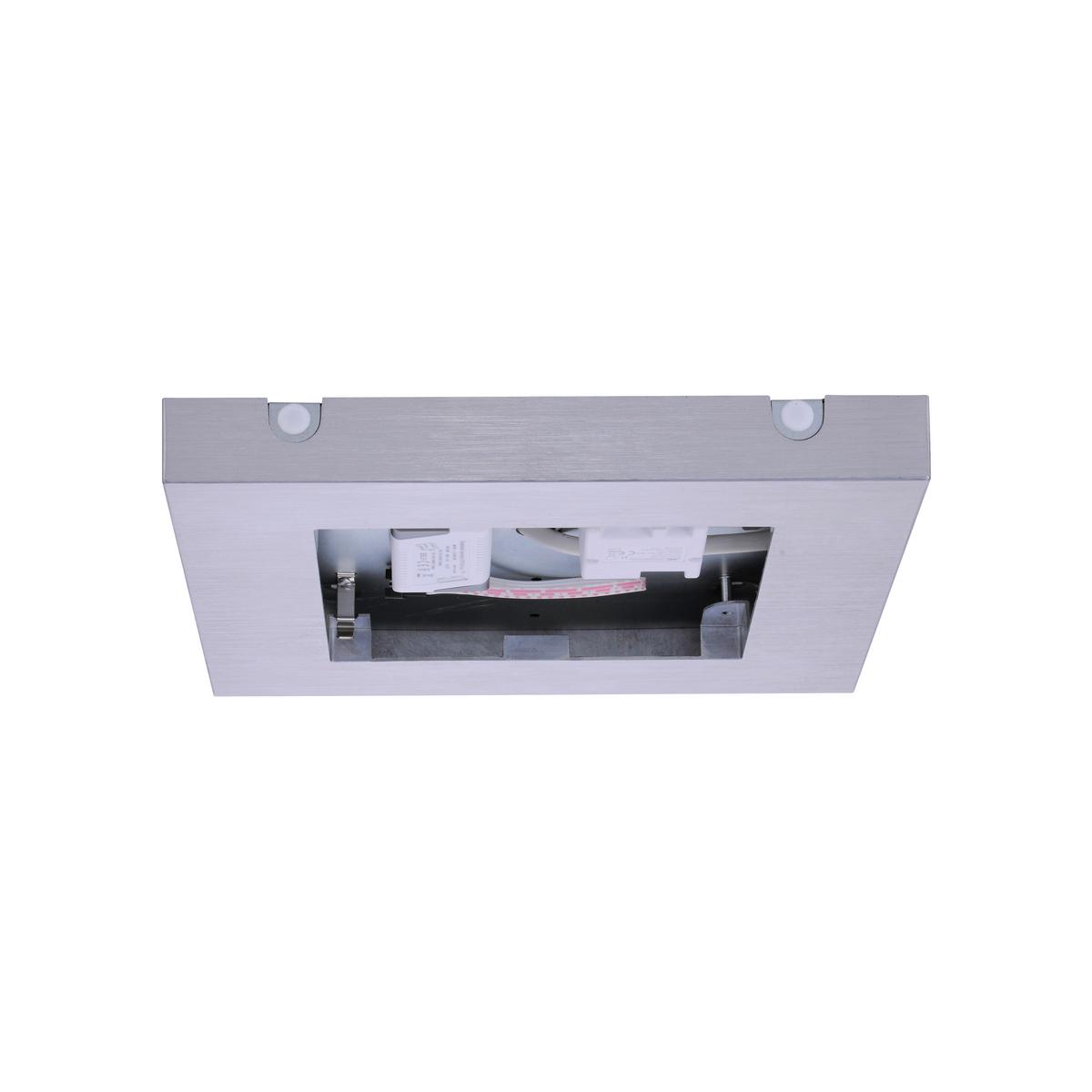 LED-Deckenleuchte, 3000k 6723-95 - Alufarben, Basics, Kunststoff/Metall (30/30/4,5cm)