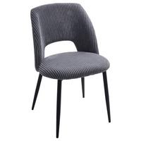 Stolička Zoe sivá - čierna/sivá, Lifestyle, kov/textil (51/82/57cm) - Mömax