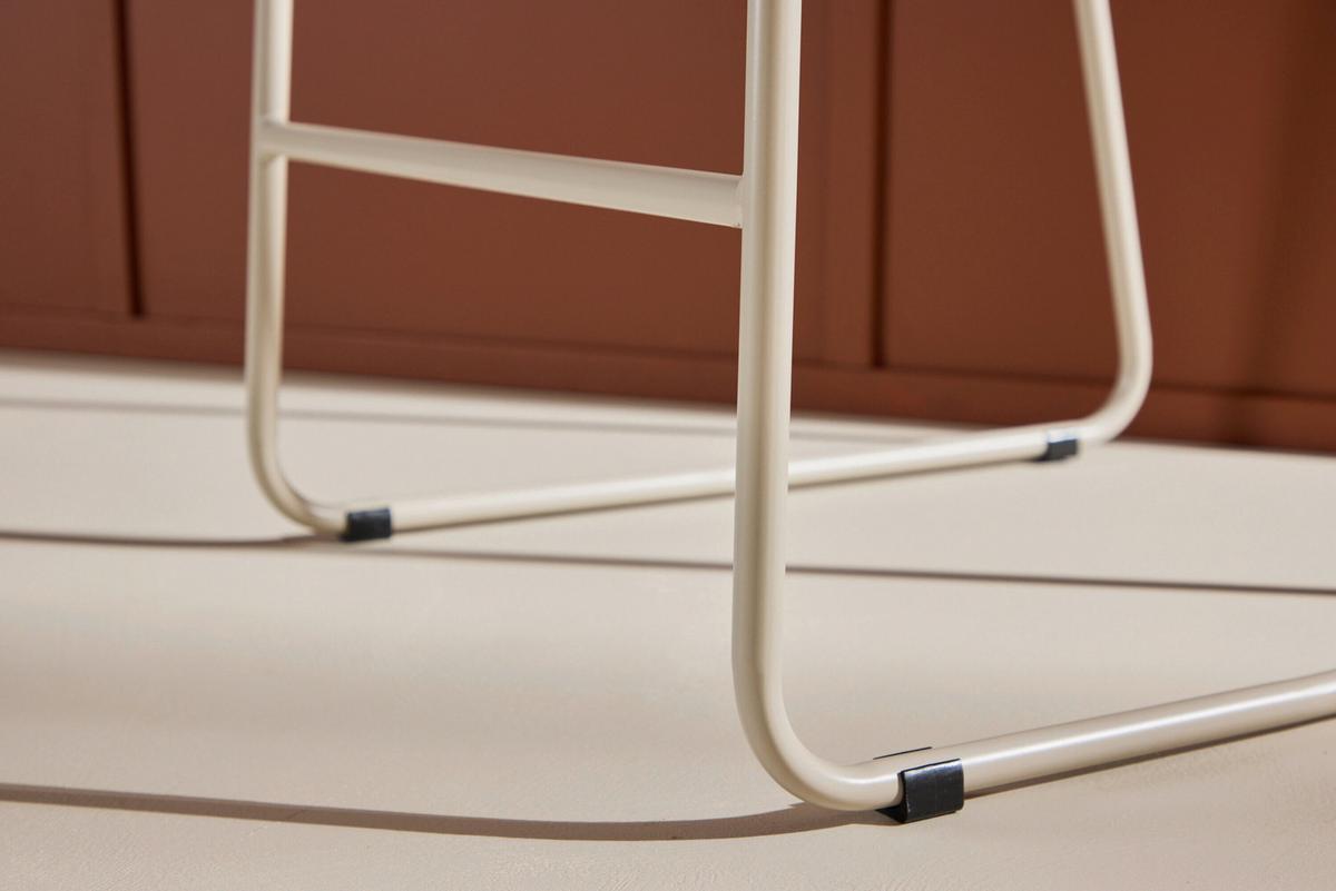 Barhocker-set Bisbee Beige B: 44,7 Cm - Beige, MODERN, Textil/Metall (44,7/85/50cm) - Livetastic