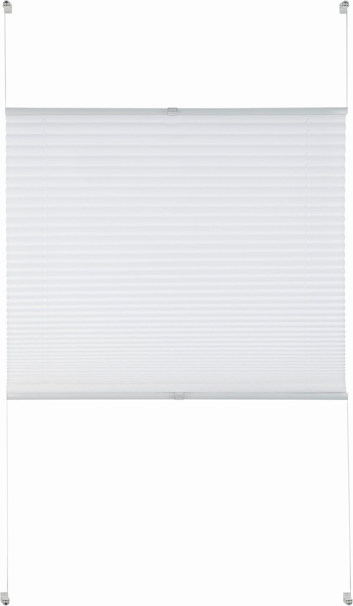 PLISOVANÁ ROLETA biela ca. 50x130 cm - biela, textil (50/130cm) - Premium Living