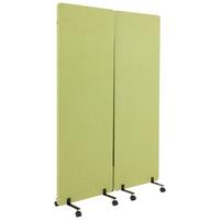 Trennwand Flexmiut - Hellgrün, Basics, Kunststoff/Textil (60/177/35cm) - MID.YOU