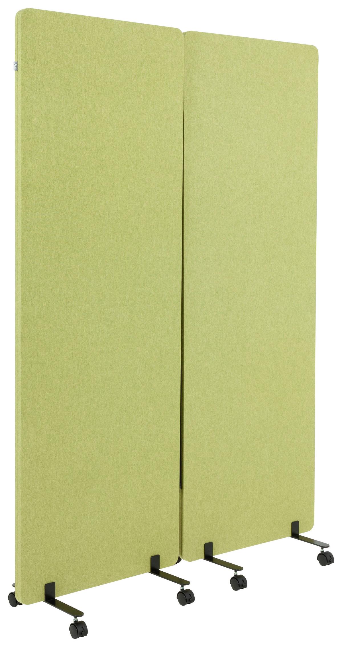 Trennwand Flexmiut - Hellgrün, Basics, Kunststoff/Textil (60/177/35cm) - MID.YOU