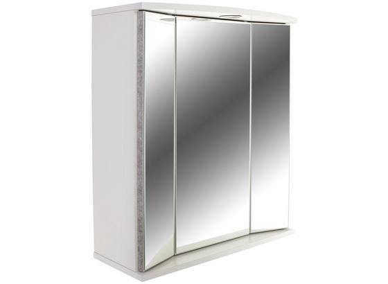 Skříňka Se Zrcadlem Verona - bílá, Konvenční, kompozitní dřevo/sklo (65/70/27cm) Skříňka Se Zrcadlem Verona - bílá, Konvenční, kompozitní dřevo/sklo (65/70/27cm)