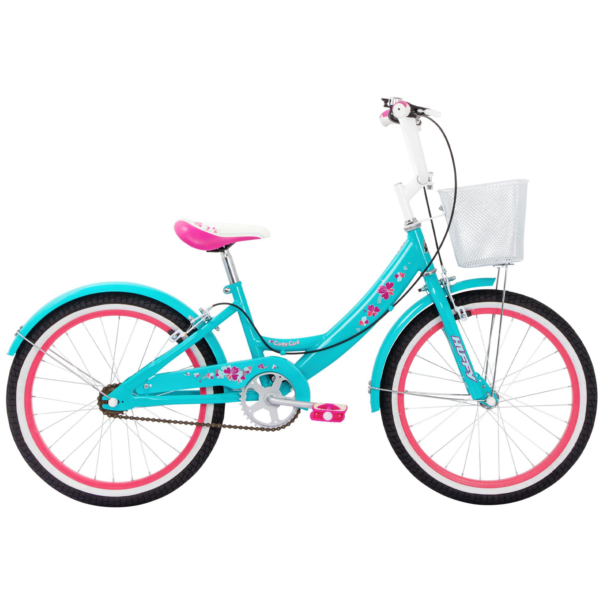 Kinderfahrrad Girly Girl Hellblau, 20 Zoll - Hellblau, Basics, Metall (66/96.5/140.5cm)