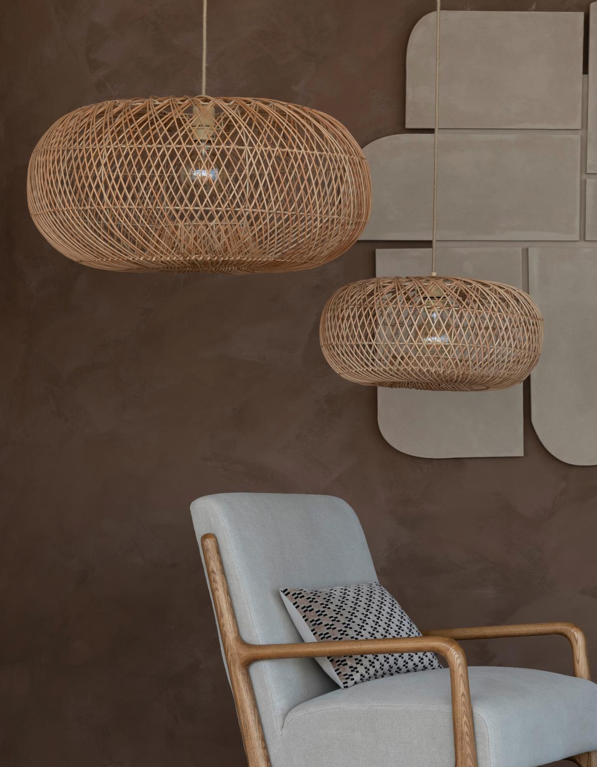 Hängeleuchte Arizona - Naturfarben, Basics, Holz (70/34cm) - Good & Mojo
