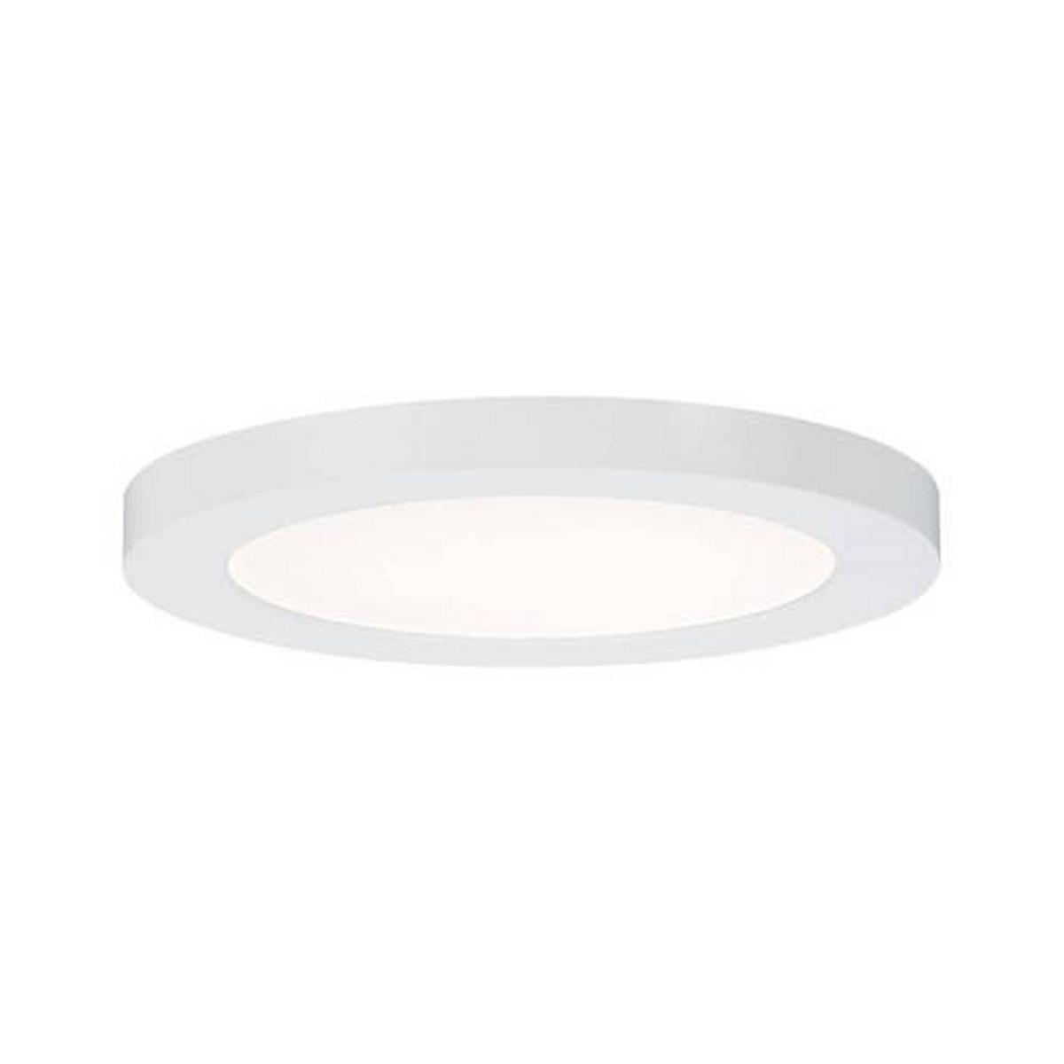 LED-Deckenleuchte Ø 16,5 cm Weiß Rund - Weiß, Basics, Kunststoff (16,5cm) - Paulmann