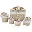 Korb Lisa XXL - Beige/Braun, ROMANTIK / LANDHAUS, Holz/Textil (60/40/40cm) - James Wood Korb Lisa XXL - Beige/Braun, ROMANTIK / LANDHAUS, Holz/Textil (60/40/40cm) - James Wood