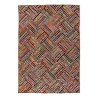 Flachwebteppich My Cancun 330 Multi 80x150 - Rot/Multicolor, Basics, Textil (80/150cm) - Obsession