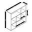 Regal Basic - biela, Moderný, drevo (110/110/29,5cm) - Modern Living Regal Basic - biela, Moderný, drevo (110/110/29,5cm) - Modern Living