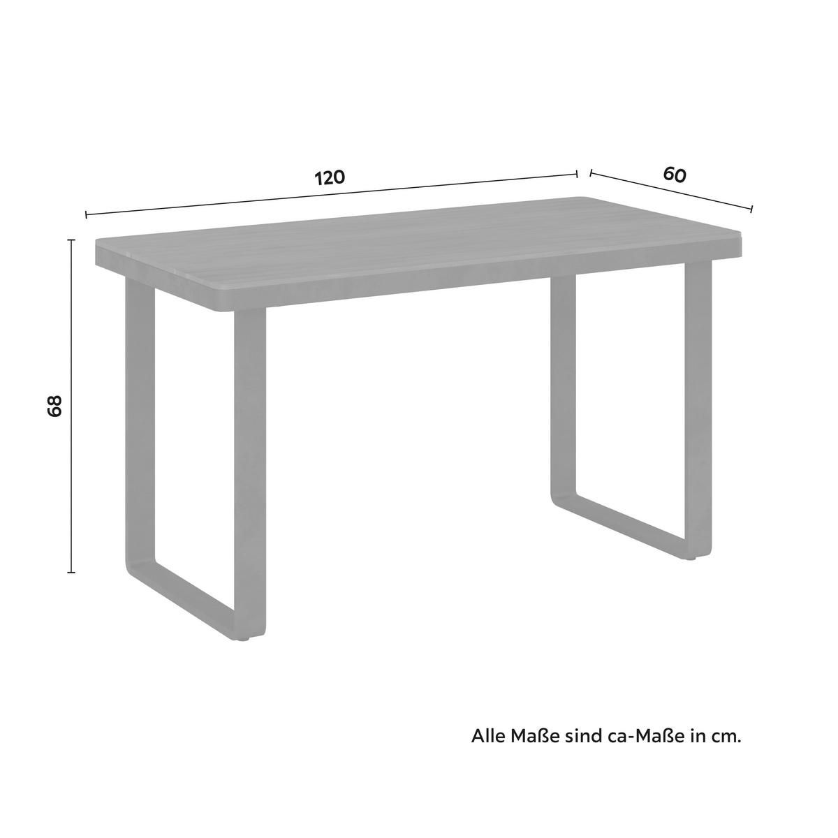 JEDÁLENSKÁ TERASOVÁ SÚPRAVA GIANNA - čierna/krémová, Modern, kov/drevo (221/71/76cm) - Bessagi Garden