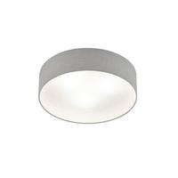 Deckenleuchte 21257 Maat - Hellgrau/Weiß, Basics, Textil/Metall (45/10cm) - Fischer & Honsel