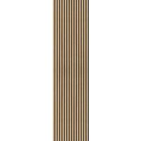 Akustikpaneel Eiche Hellbraun - Hellbraun, Basics, Holz/Kunststoff (60/250/2.1cm) - Novel